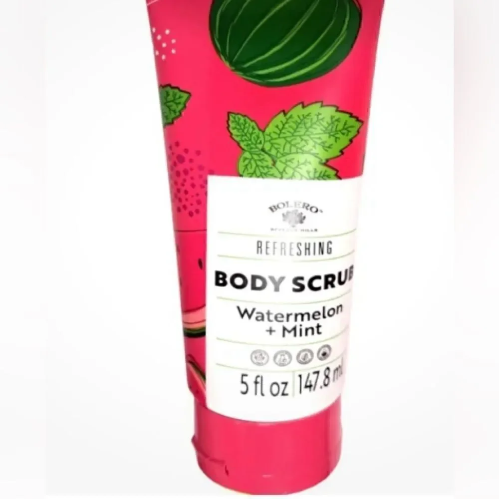 🛍️Bolero Beverly Hills pack of 2 Body scrub/watermelon + Mint Refreshing 5OZ🎀
